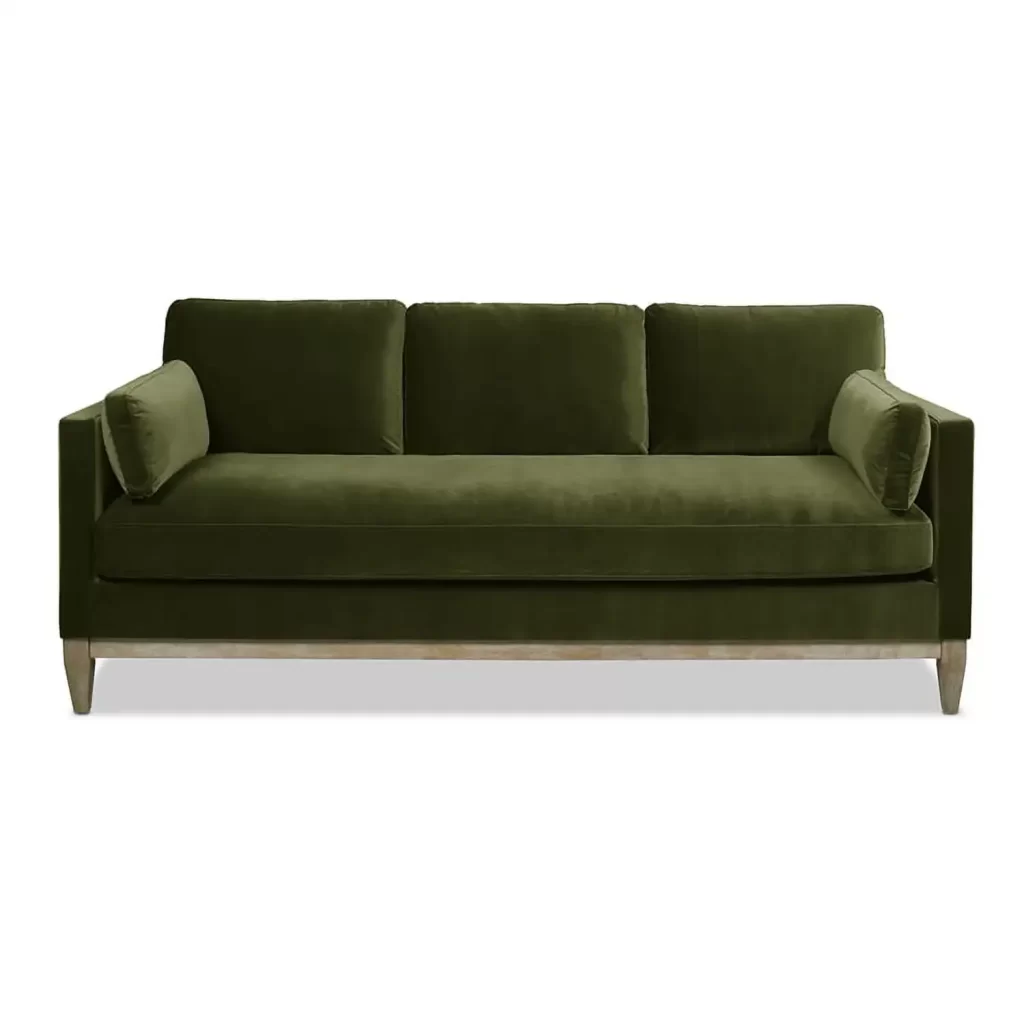 Jennifer Taylor Home Knox 84_ Modern Farmhouse Sofa Olive Green