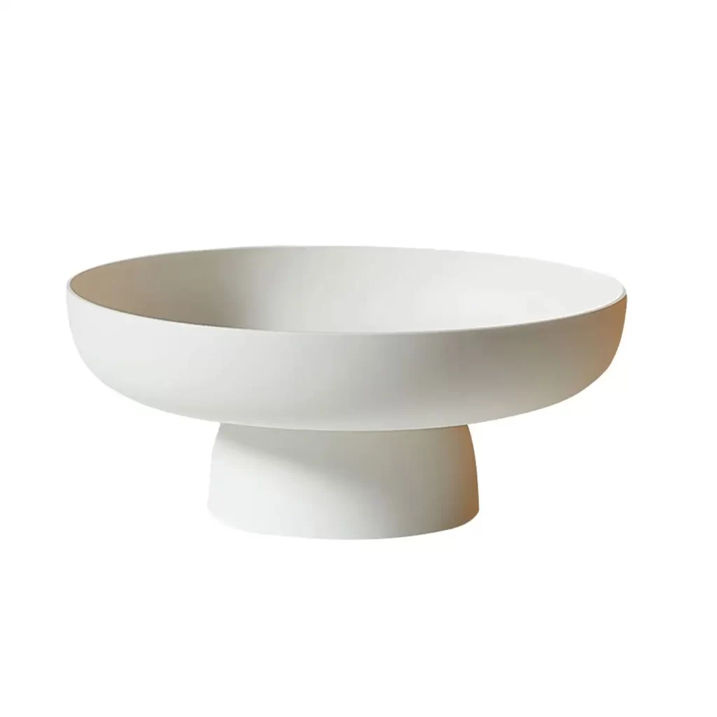 Portable Fruit Draining Bowl High Base Fruit Basket Decorative Fruit Holder